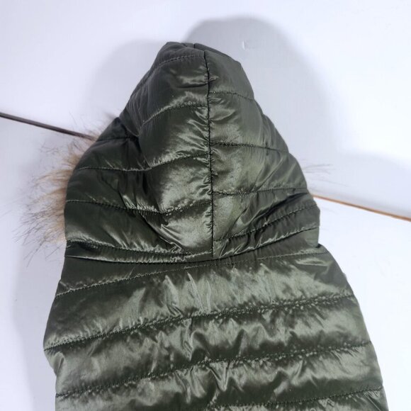 Dog Jacket Size XL Lined Winter Pet Coat Soft Fur Hooded Small Dog Puppy Jacket - Picture 7 of 12